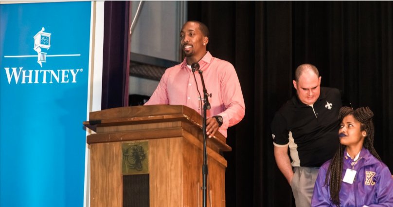 Recap of our day learning about Financial Cents with <a href="/Saints/">New Orleans Saints</a> <a href="/KGLewis21/">Keenan Lewis</a> <a href="/EdnaKarrHS/">Edna Karr High</a> <a href="/EverFi/">Everfi</a> bit.ly/EdnaKarrVisit