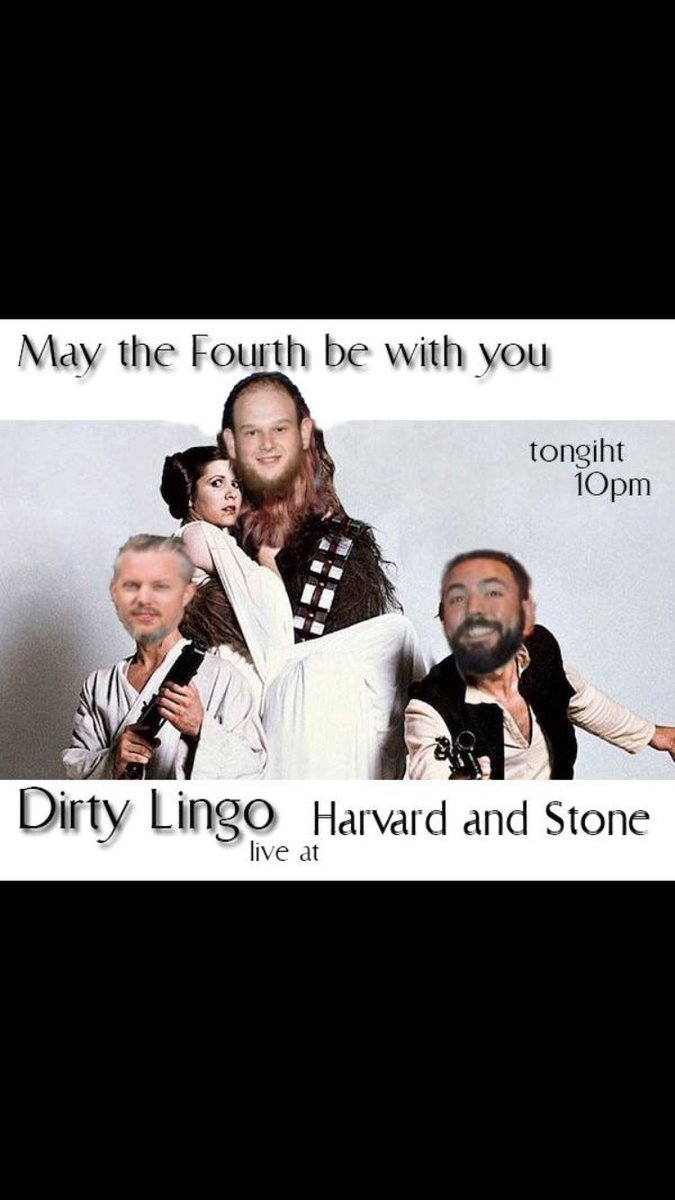 DirtyLingo's tweet photo. Tonight at @HarvardandStone ! Free show! See you there! #livemusic #MayThe4thBeWithYou #LAmusic https://t.co/CnyCfzxIeL