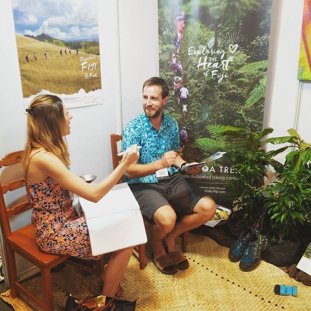 stuartinfiji's tweet photo. Matt entertaining on #TalanoaTreks stand at #FTE2016 #TeamFiji #TourismFiji #FijiTravelTraโฆ https://t.co/vGTej1efeR https://t.co/JcTrXDUYvv