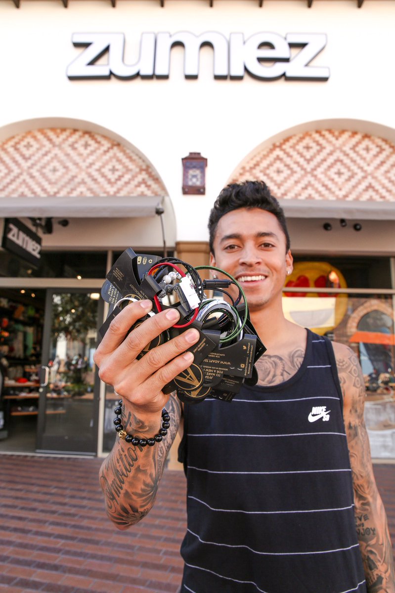 nyjah's tweet photo. If you haven't already, make sure you pick up my signature @liveadapt bracelet, exclusive online and at @zumiez https://t.co/jXO7WmiQoB