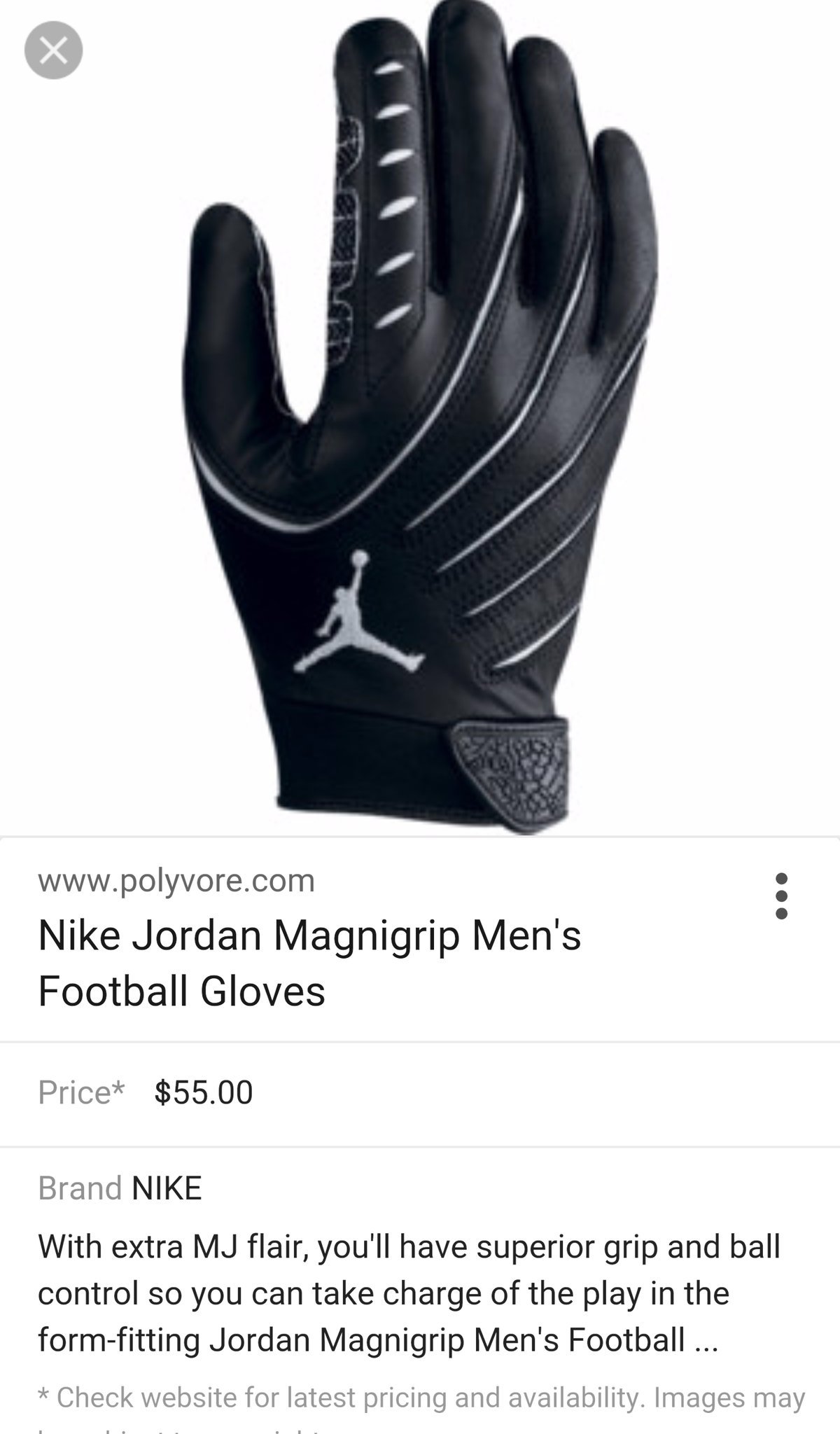nike jordan football gloves