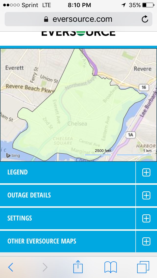 TheMabster's tweet photo. @universalhub Well this is fun.
#eversource #outage #nowimcold https://t.co/NOjeceIhQi
