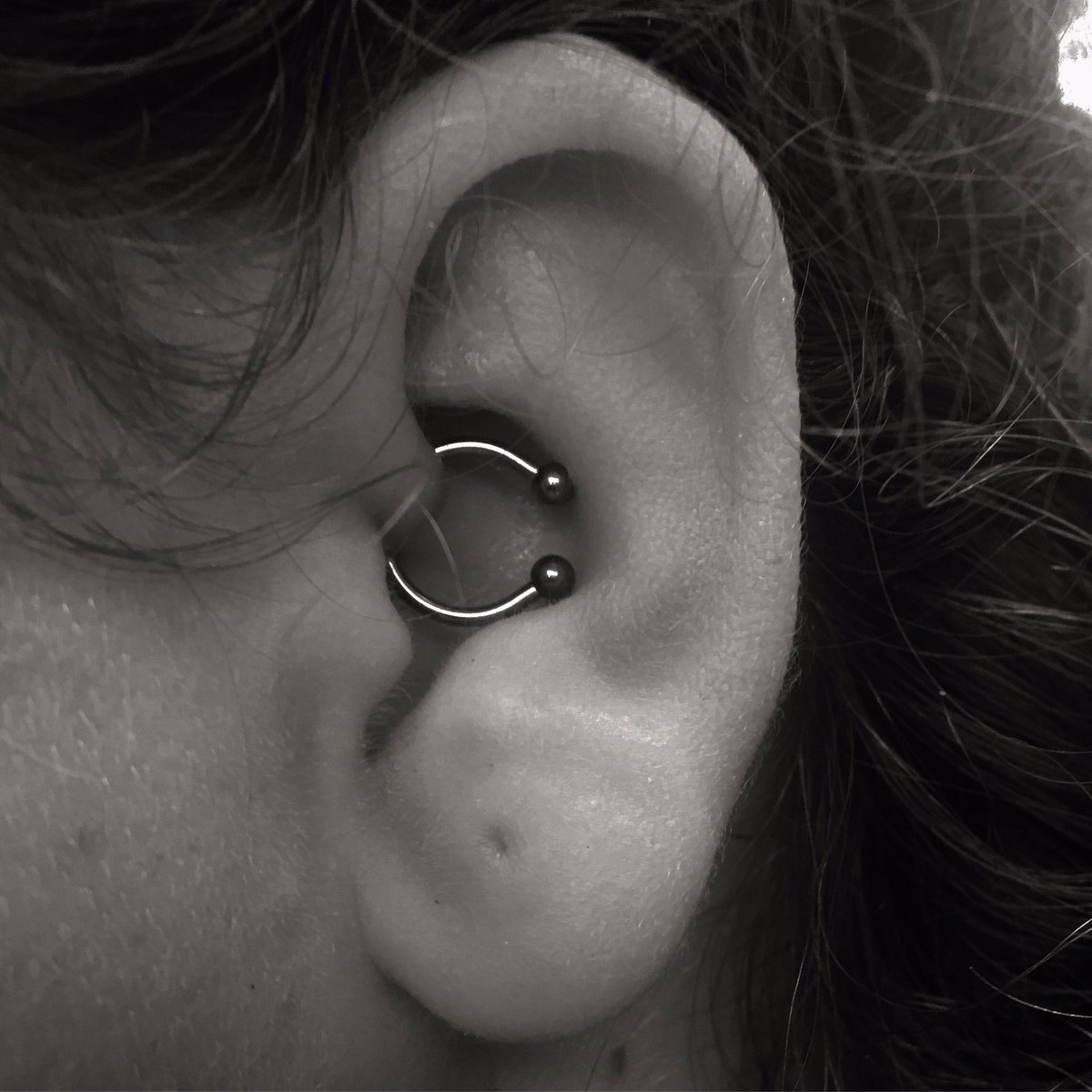 I finally did it 💕😍💞 #daith #daithpiercing #yasss
