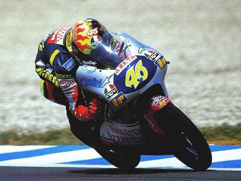 bgmotogp's tweet photo. Valentino Rossi won the 125cc race at Jerez from Noboru Ueda and Jorge Martinez 'Aspar', 1997 Spanish Grand Prix https://t.co/9yo3q1eSuF