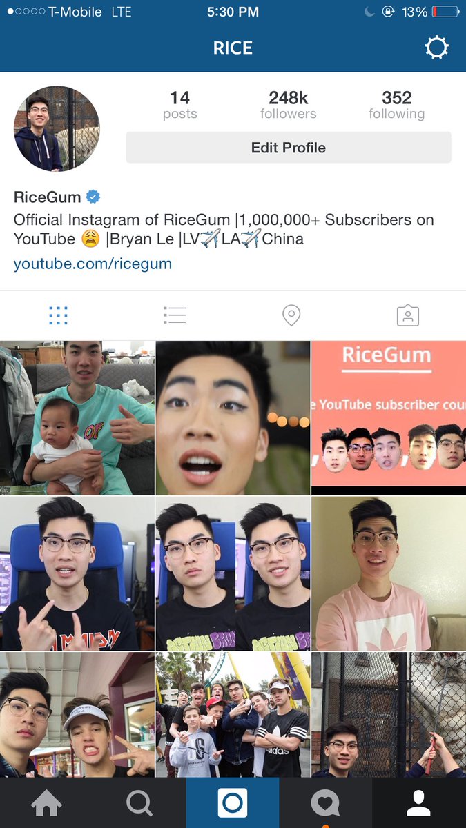 RiceGum's tweet image. Just got verified on Instagram! I don&apos;t even use it but it&apos;s pretty cool. Anyone want a follow on insta