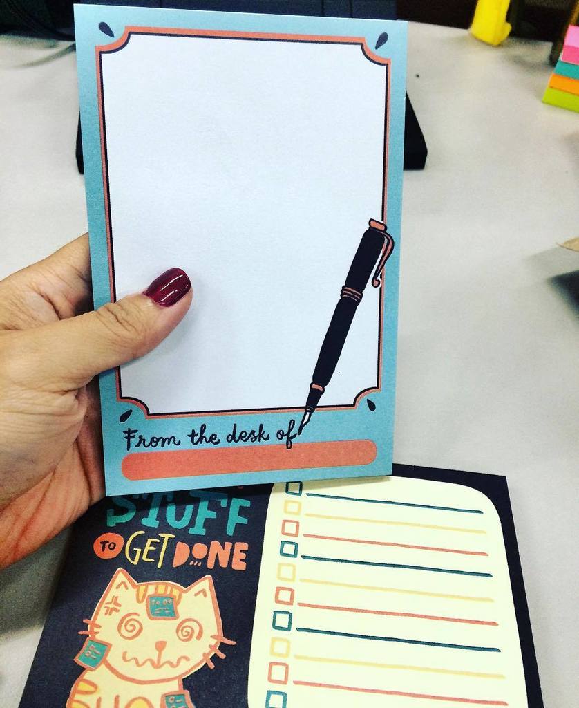 queenammilada's tweet image. Yehey! Notepads!! They&apos;re so cute @ella_lama 😊 #commonroomph