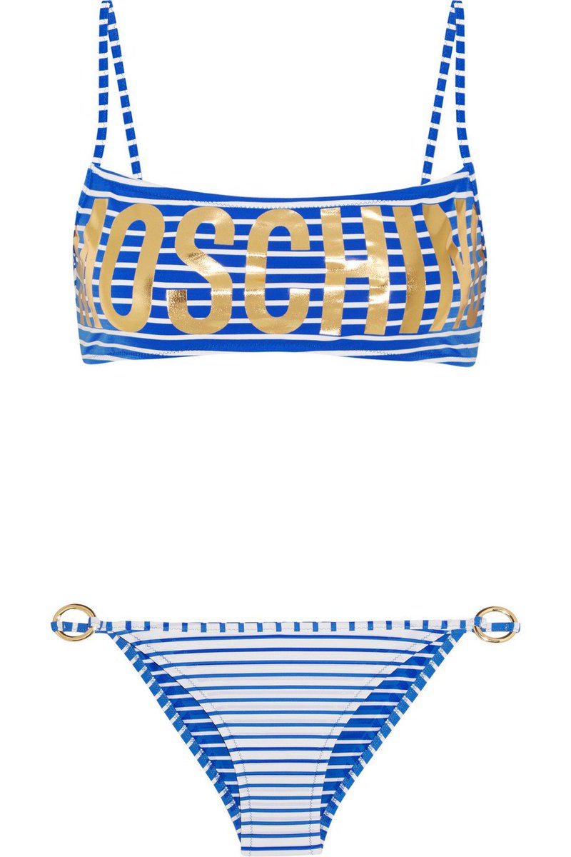 TheWStrategies's tweet photo. MOSCHINO Striped Bikini https://t.co/fBiMkQNgqe https://t.co/mVNRI3rq3x