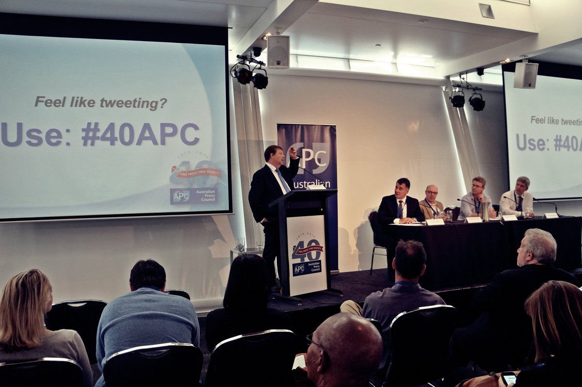 AusPressCouncil's tweet photo. Lively session on "Contracting out our Press Freedom". Limits to media work subtle, possibly insideous. #40APC https://t.co/3FGQLVAInV