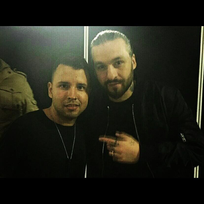 Fue un gran honor conocerte @steveangello gracias por sorprendernos con tu música 🇸➡🇦 🙌💪❤🔊