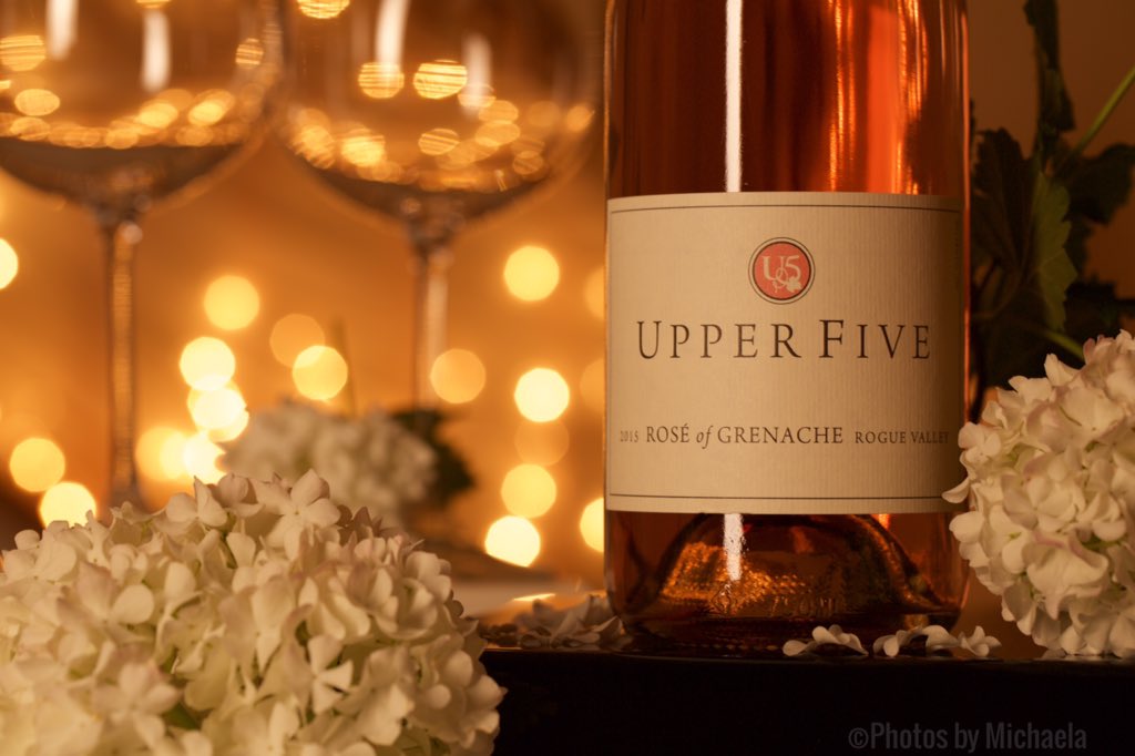 #Grenache #rose' #organicwine <a href="/Upper5wines/">Upper Five Vineyard</a> as beautiful as it tastes. #soldout almost