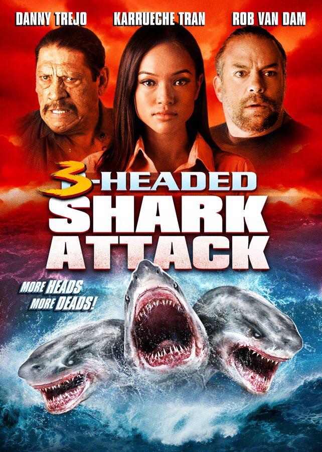 OddNMacabre's tweet photo. #3HeadedSharkAttack
When u give a shark 3heads your gonna get a fun campy flick!
3/3⭐️ on #Netflix
#Flix4You #horror https://t.co/j3HeJgyX4e