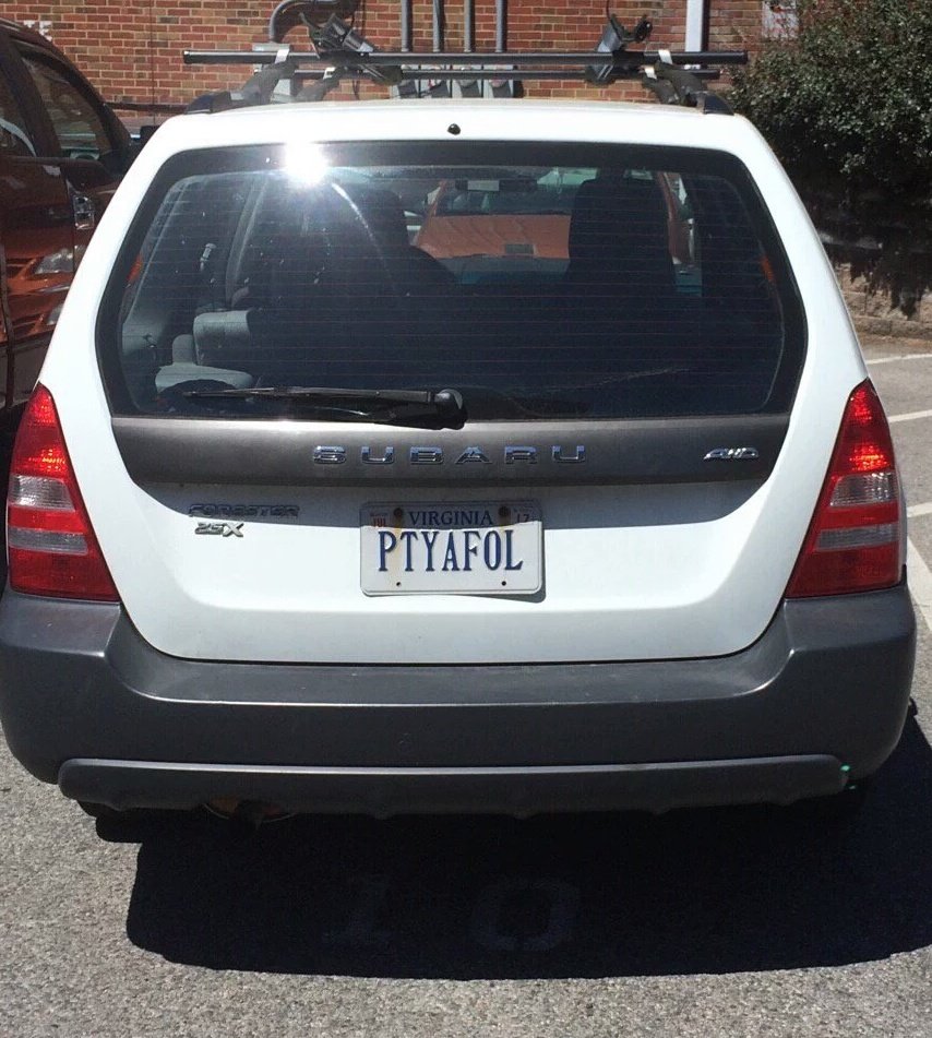 VAVanityPlate's tweet photo. I've already posted one of these but the combo was too perfect to pass up #VAVanity https://t.co/jJuTMxHI7x