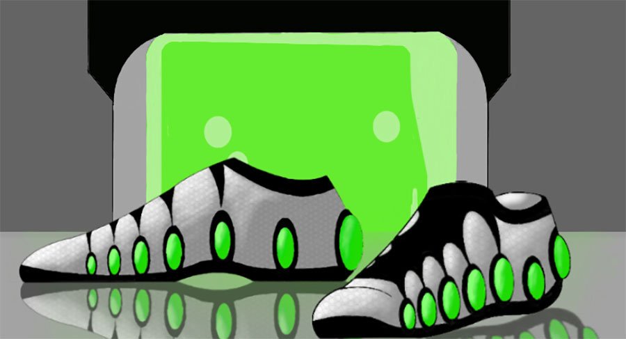 StephenMaul's tweet photo. Sci-fi Shoes: created for Digital Print in 2015. A culmination of Science and Shoes https://t.co/g5MSOd5koc