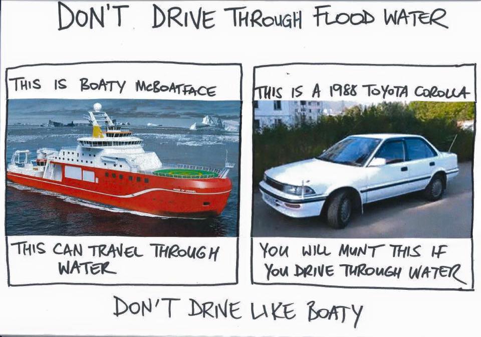 CivilDefenceWKT's tweet photo. @NZGetThru @WREMOinfo #DontDriveLikeBoaty https://t.co/4cEDBt8EwX