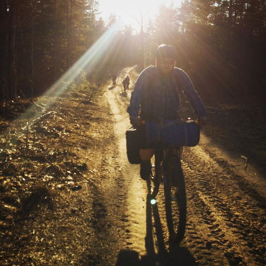weBikepacking's tweet photo. ryan_labar / Wrapping up day one of our trout opener trip. #bikefishing #puremichigan #bikepacking #upmtb #bikepack… https://t.co/d6ArpXY4hW