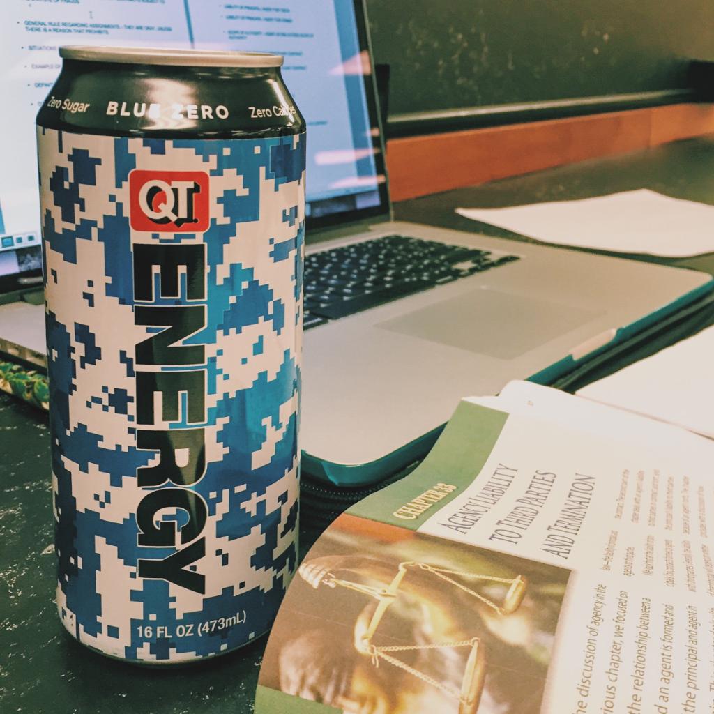 QuikTrip's tweet image. For the students who need that boost to get through studying... or those who are celebrating being done with finals.