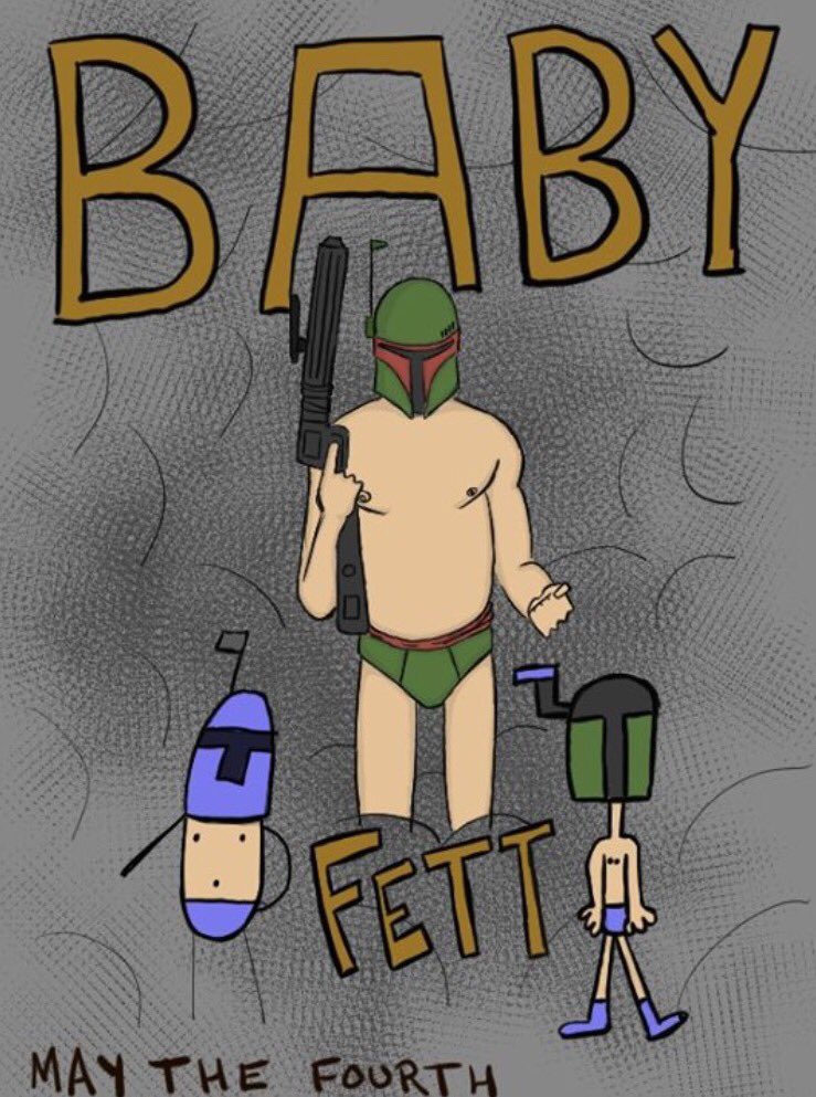 LTLComics's tweet image. #MayThe4thBeWithYou #StarWarsDay #BobaFett #babyfett