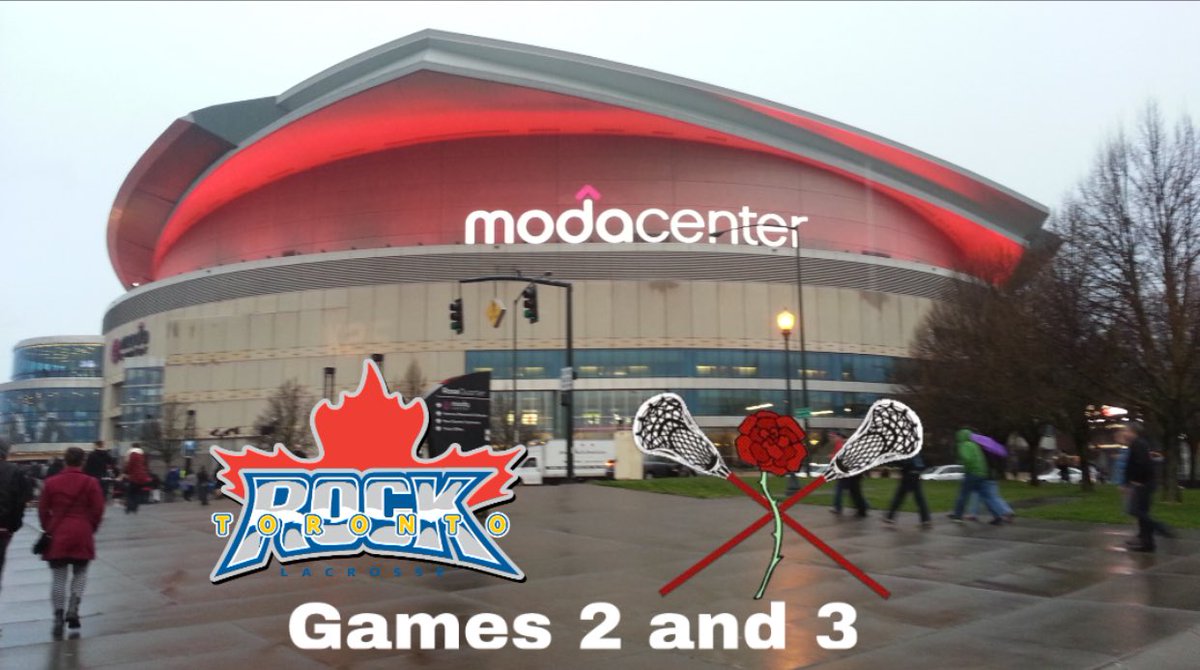 Games 2 and 3 will be in the Rose city🌹 <a href="/rocktorontoLAX/">Toronto Rock</a> <a href="/ThornsLax/">Portland Thorns</a>