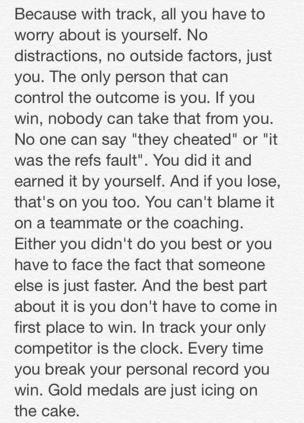 TeamRunner4Life's tweet image. When someone asks me why I run track 🙌 #TrackNation