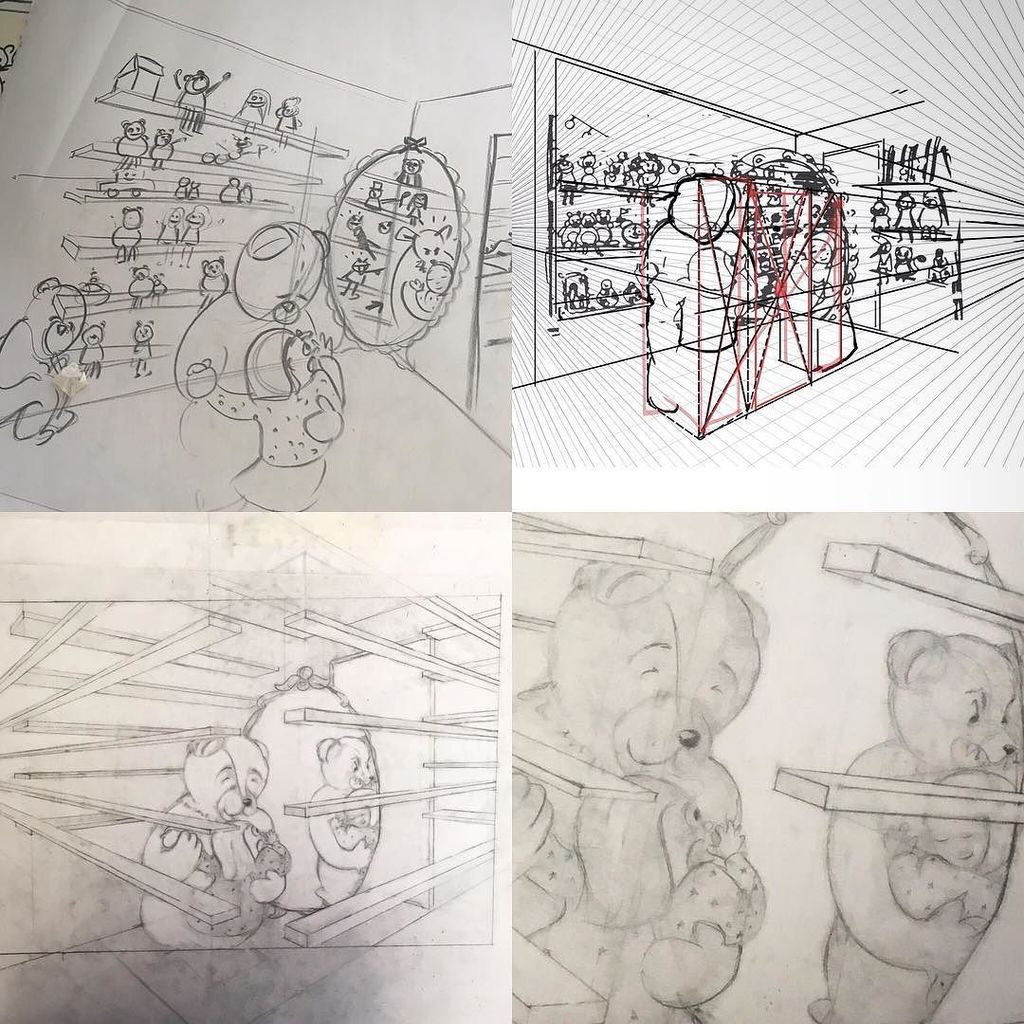 ClementeBacelis's tweet photo. Final nr. 1: Perspective class. Working on this one for the next three weeks. #drawing #illustration #visualdevelop… https://t.co/2lZsM114MP