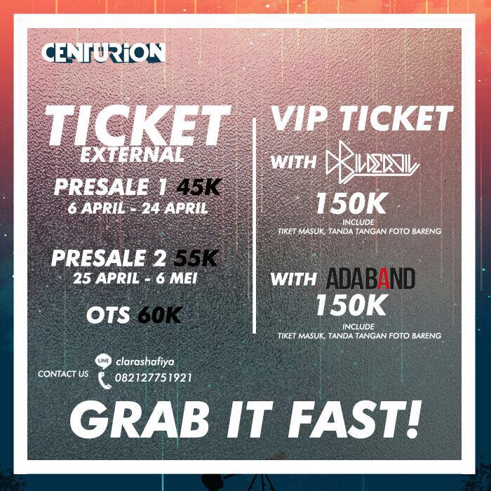 Wohoooo H-2!! Yuk yg mau gabung silahkan beli tiketnyaa mumpung masih tersisa presale 2 sebelum OTS!!