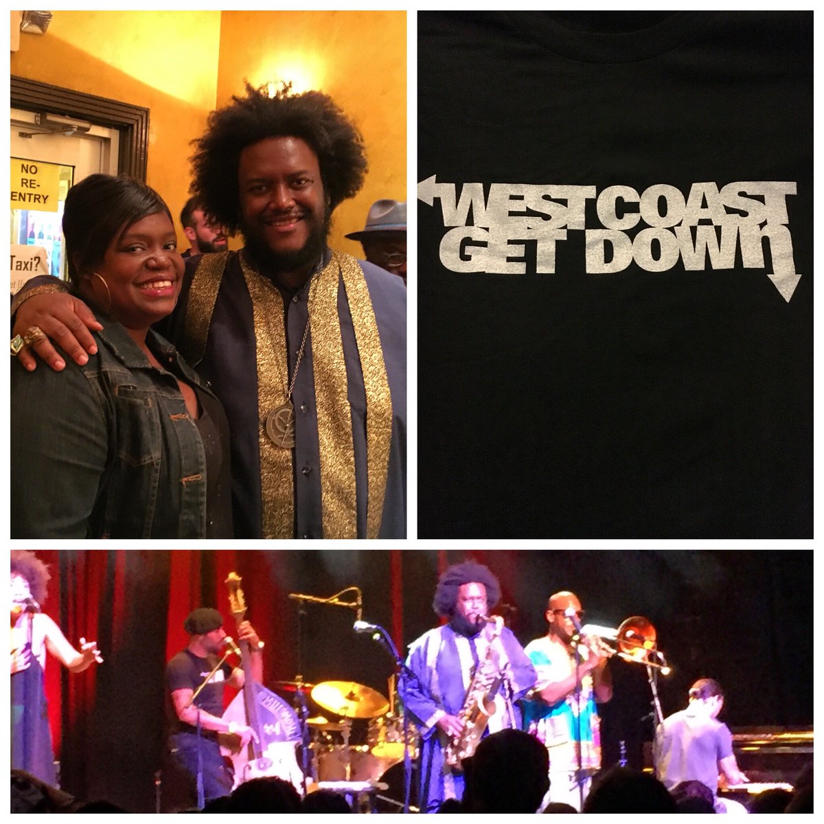 TishAroundTown's tweet image. @KamasiW and his amazing band was truly food for my soul. Thanks #NextLevelEvents for another great concert!