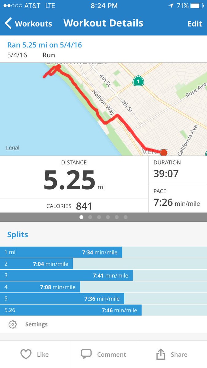 Stolte's tweet photo. Dominating road runs with @trainEFC . Shouts to @therealtomfitz for the sub 7:30 pace. https://t.co/RUf8s0Xocv