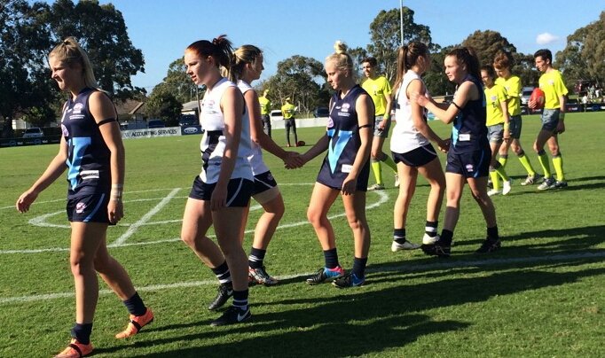 aflvic's tweet photo. #VMetro has kept its winning streak alive after a win over counterparts #VCountry FINAL SCORE: 6.9.45 def 2.4.16 https://t.co/atsPyHJZCg