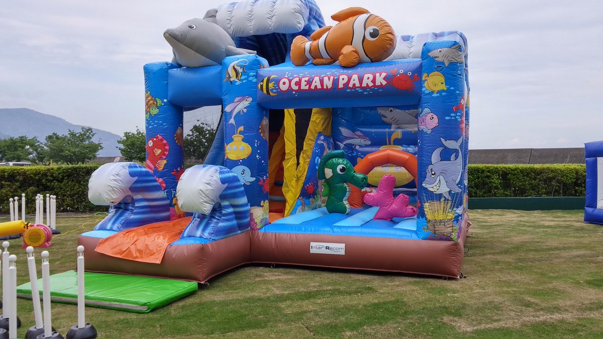 ゲームコーナー 熱海後楽園ホテル A Twitter こんにちは 本日 一時見合わせていた芝生広場 キッズパークは先程再開致しました 皆さまのご来場お待ちしております こちらのの画像はキッズパーク内おすすめのオーシャンパーク R Atami Kankou 熱海