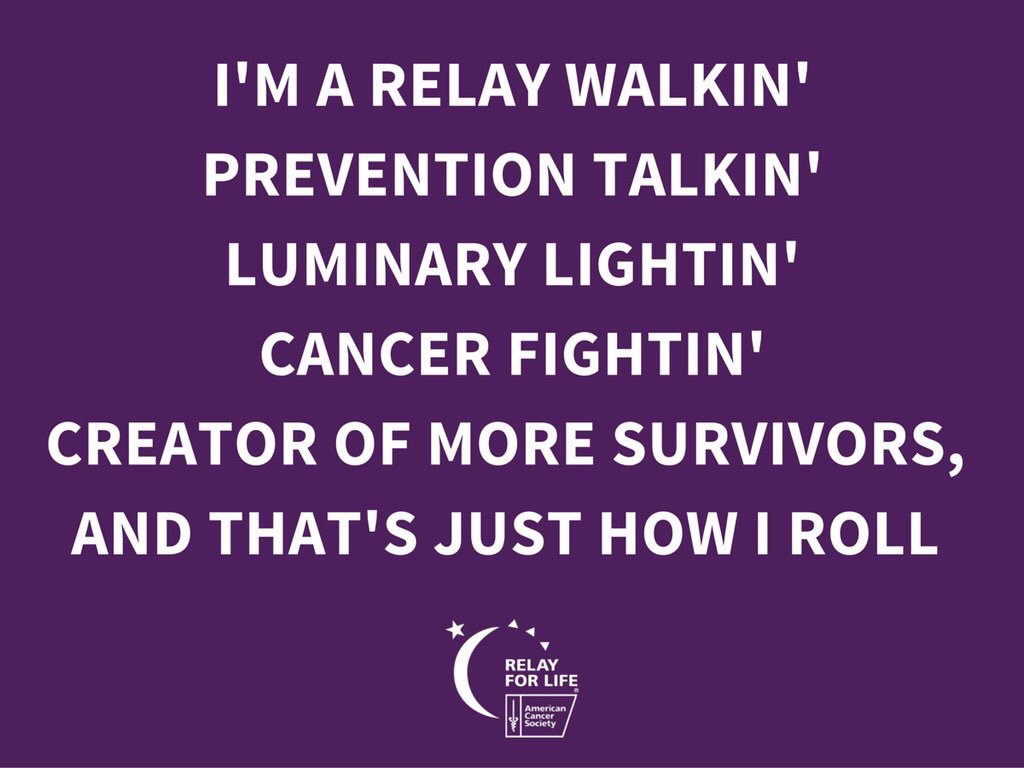 XCCancerCuring's tweet photo. #RelayforLifeEHS https://t.co/JoomAVMENA
