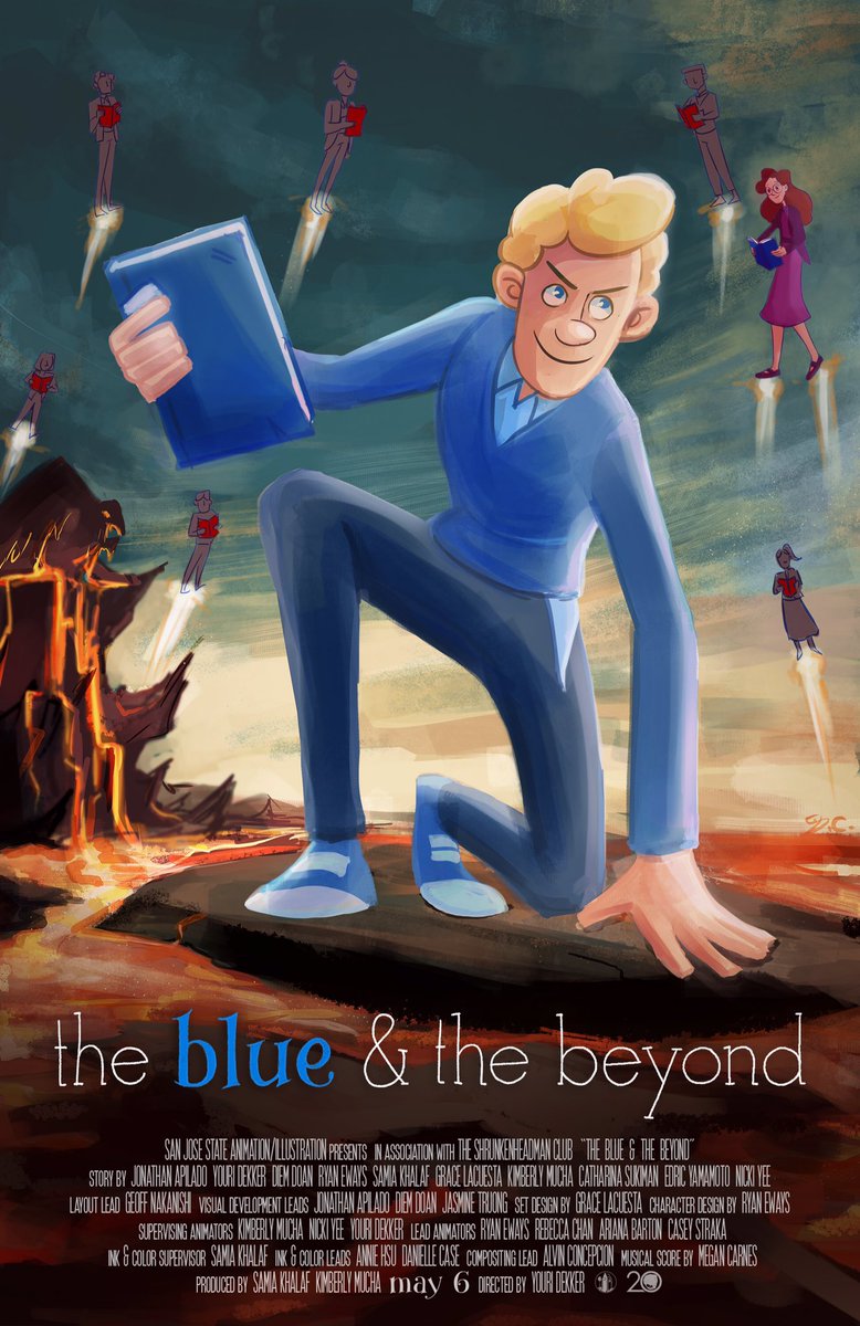 2 DAYS til #OnlinePremiere! Today's poster by #BlueCrew powerhouse Denise Chan! denisechanimation.tumblr.com #CivilWar