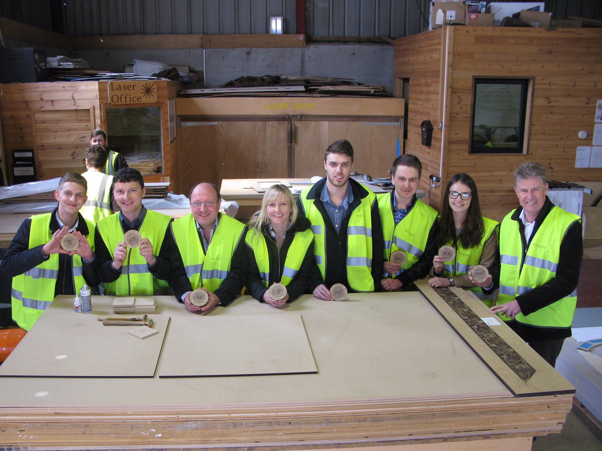 Weldonflooring's tweet photo. Members of @WalterLilly1924 team returned  to the Weldon workshops recently for another productive training day! https://t.co/FMr2l67H6Q