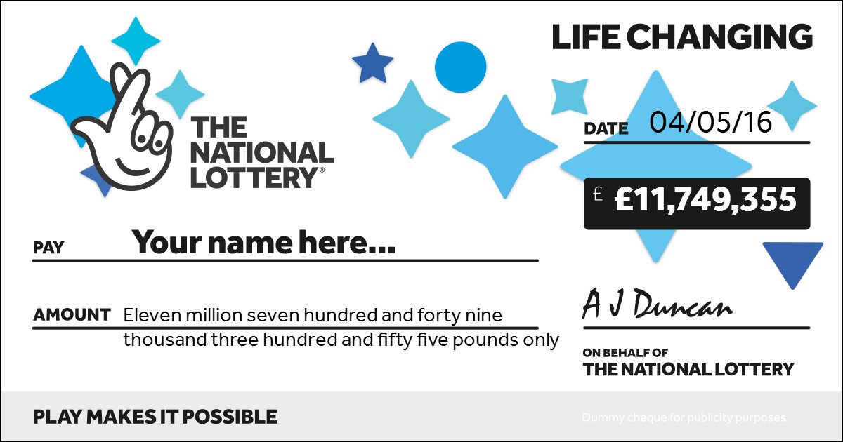 The National Lottery on Twitter: 