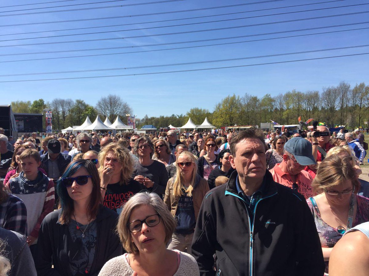 Aan publiek geen gebrek op het festivalterrein