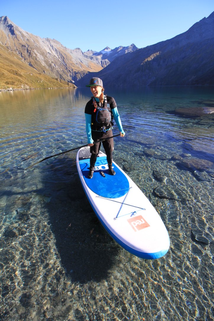 #HeliSUP has begun! Explore this stunning pristine lake high up in the Southern Alps of NZ. Come join us! #SUP