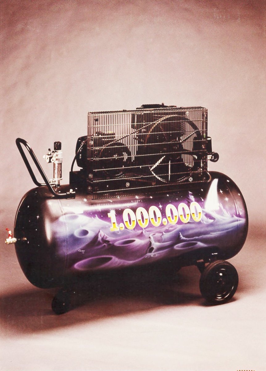 FiacAirCompress's tweet photo. #ThrowbackThursday #TBT 1988: Fiac product the #1Millionth air compressors just 11 years after its foundation https://t.co/CircixfSmC