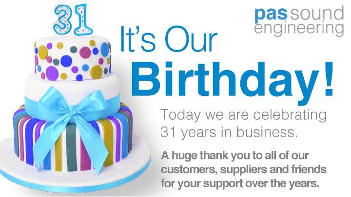 Public_Address's tweet image. Today we are celebrating 31 years in business!