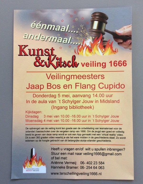 Gaat u ook naar de 1666 veiling op #Terschelling? Het belooft een spektakel te worden.