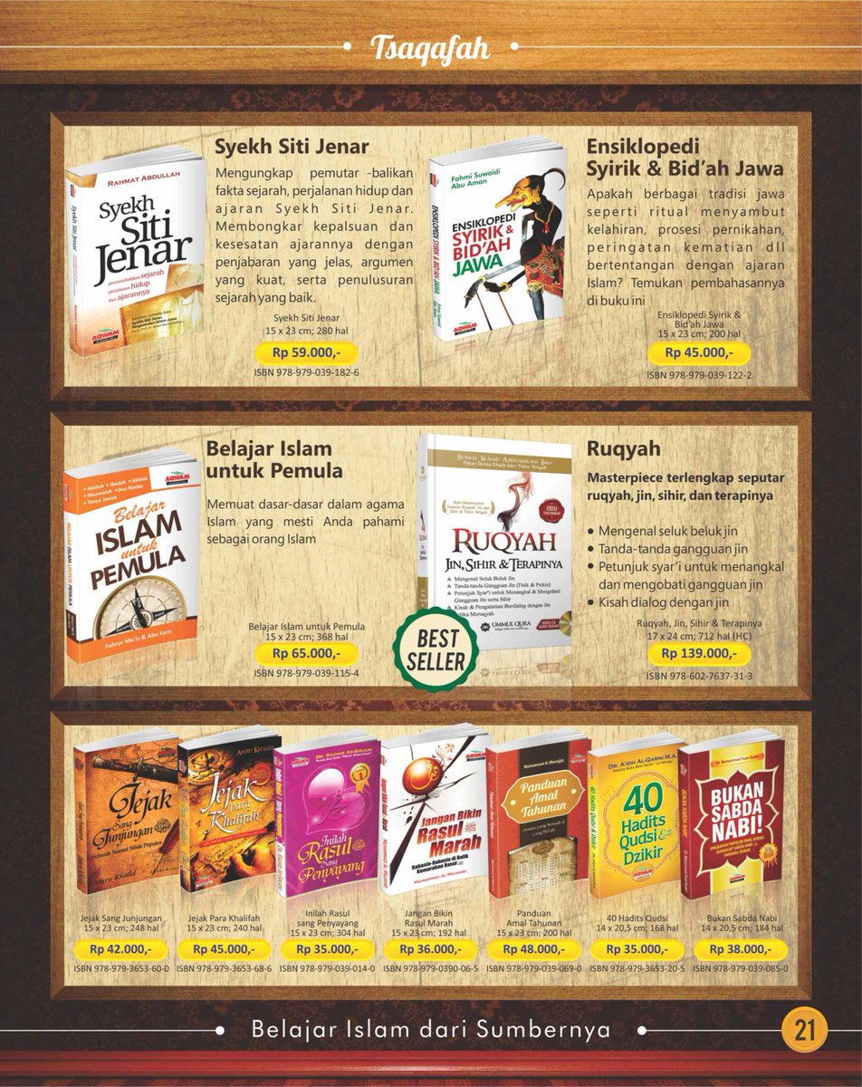 dylanbookstore's tweet photo. #katalogaqwam2016 
Untuk pemesanan, SMS/ WA : 081220129235 https://t.co/yhavCpAieM