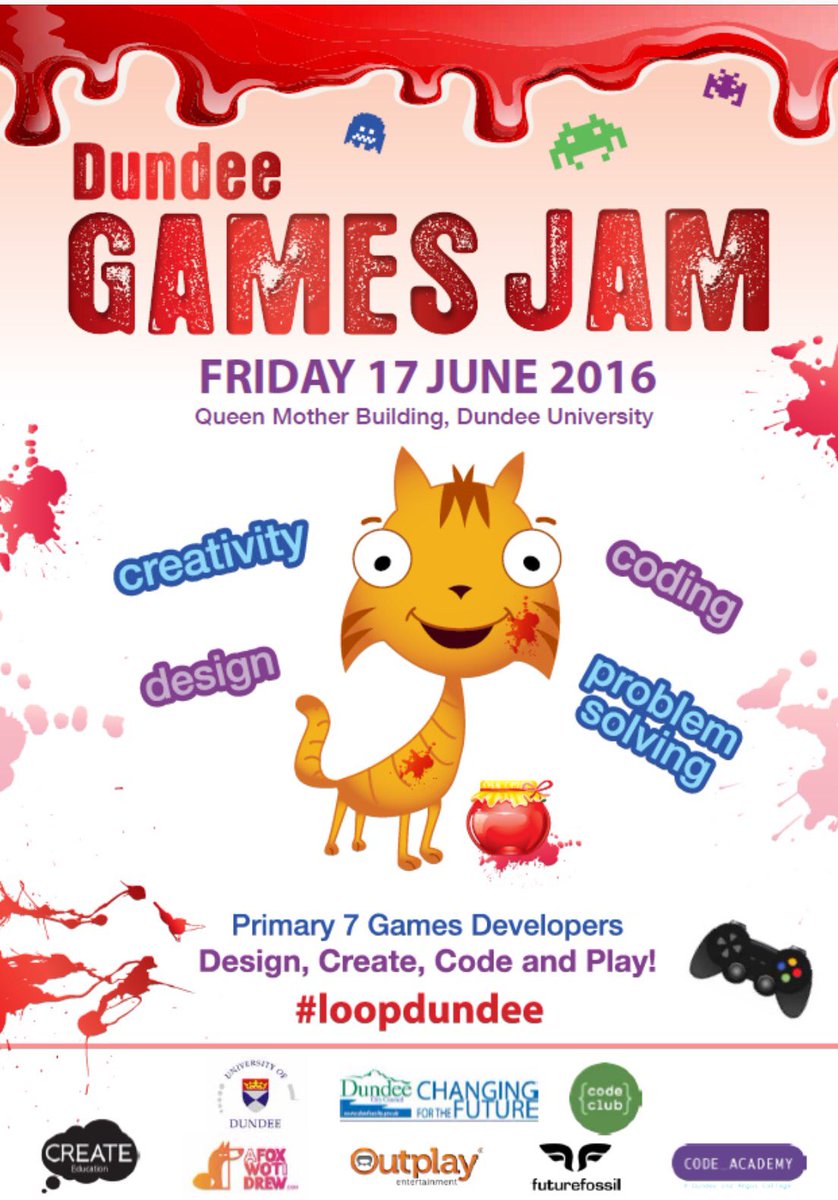 lookwhatjendid's tweet photo. @codeclubscot @CodeClubLorna @CodeClub 😊👍💻 #gamesjam2016 - showcasing #Dundee pupils #CS &amp; #digitalart skills 😊 https://t.co/lNZdSNM6DD