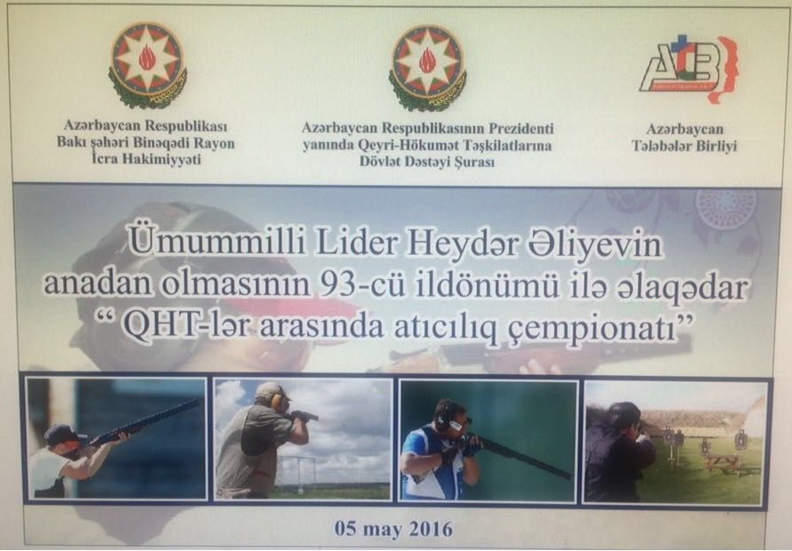 cssnazerbaijan's tweet image. Bu gün QHT-lər arasında atıcılıq çempionatı keçiriləcək.

az.azvision.az/Ulu_Onderin_ad…

#cssn #ngoazerbaijan #ngocouncil