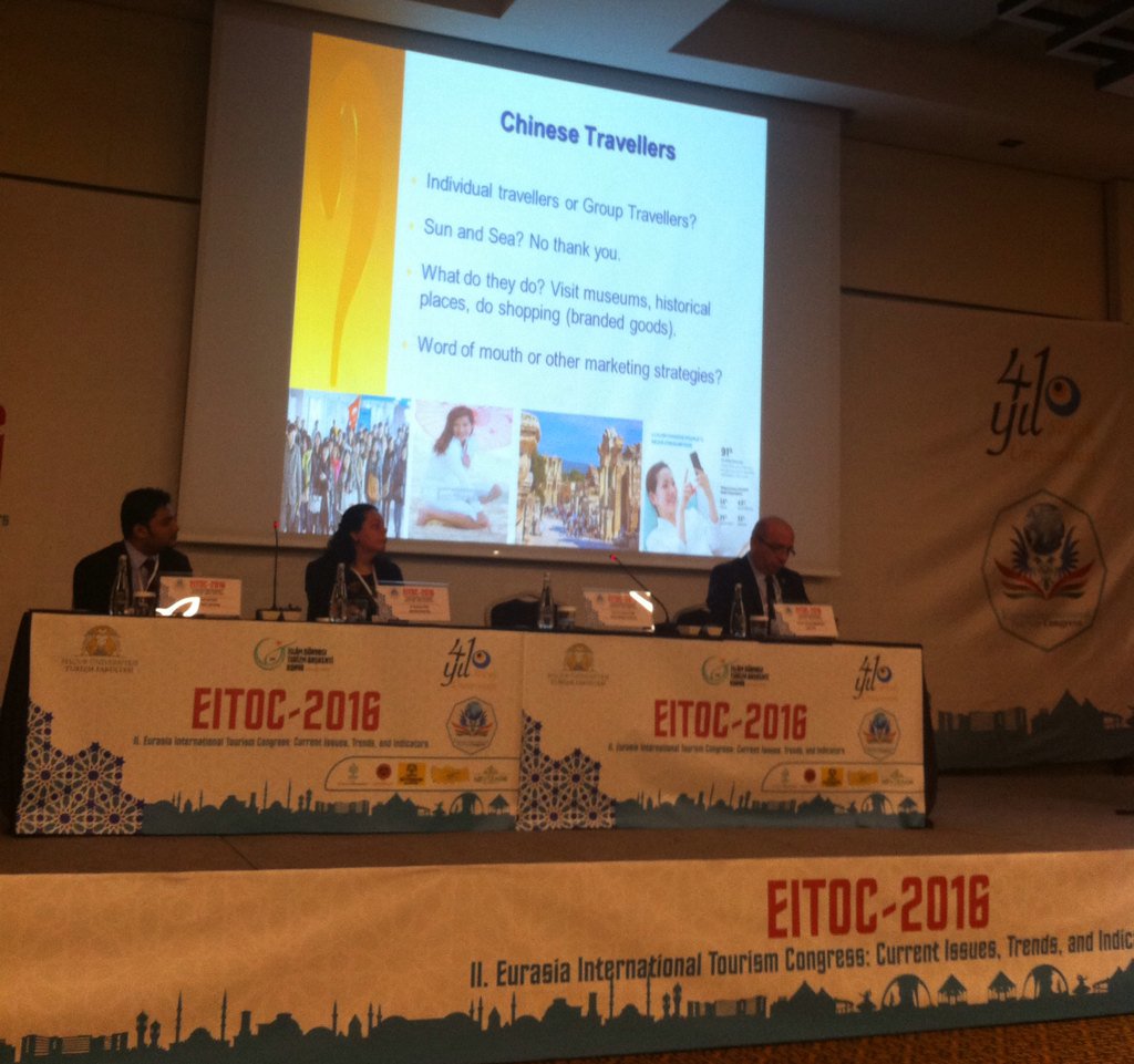 akifcukurcayir's tweet photo. Uluslararası Avrasya Turizm Kongresi
#eitoc2016
#SelçukUniversitesi
#Konya
#Tourism
@akifcukurcayir https://t.co/tDkND9VLCS