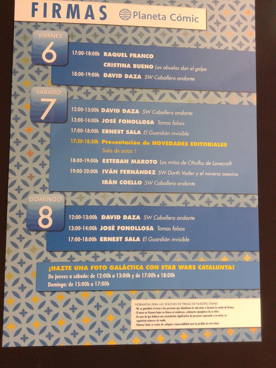PlanetadComic's tweet photo. Día 1 #SalonComicBCN. Vamos allá!! https://t.co/hrFq3am8HP