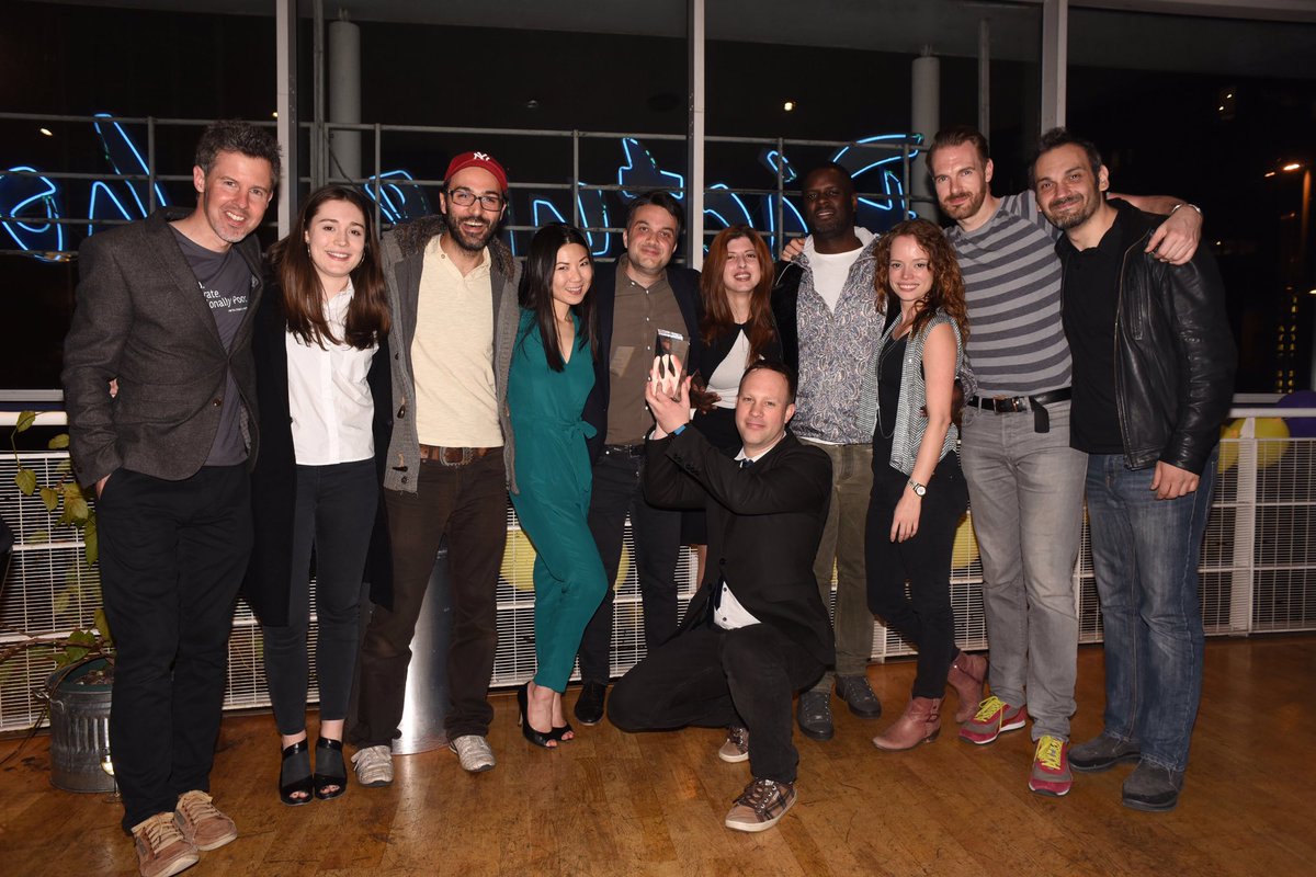 rebeccagyeo's tweet photo. Big love to #RainMakers #NoGuarantee @MissAliceHenley @_loveisntenough @adamlannon Thx @FrankSpotnitz @scifilondon https://t.co/SU04bbucRd
