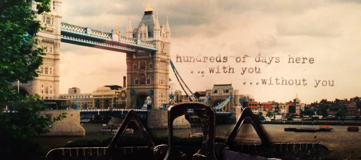 typewreck's tweet image. Without you #typetress #typewriter #londondays