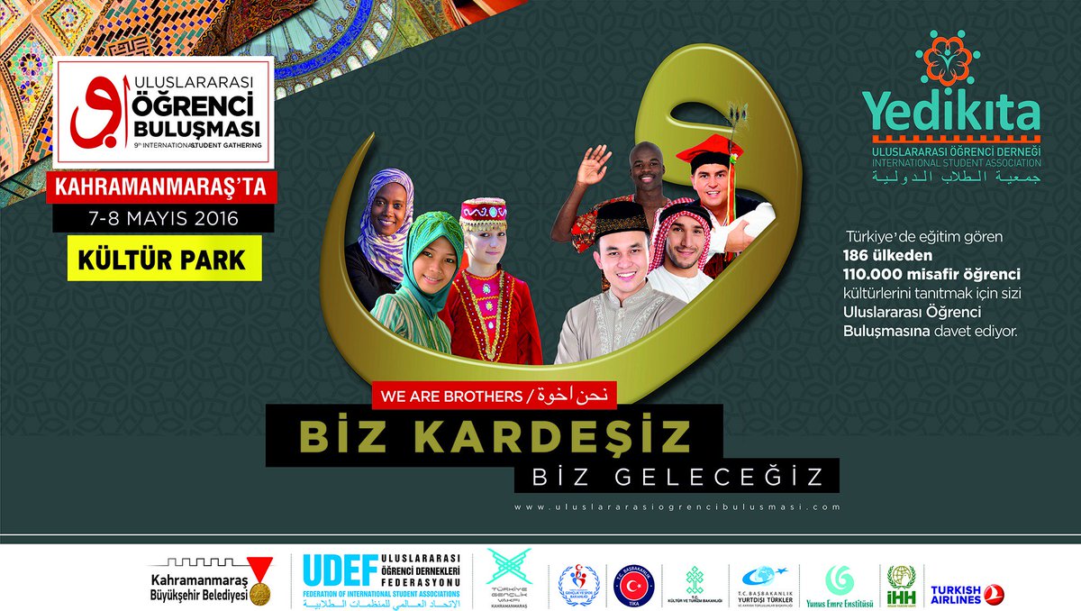Uluslararası Öğrenci Buluşması KAHRAMANMARAŞ'ta
