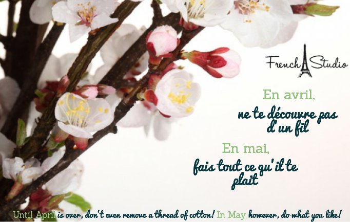 FrenchStudio's tweet image. Start new activities in #May. Why not start learning #French with #FrenchStudio?!
Schedule: oua.be/2aw3