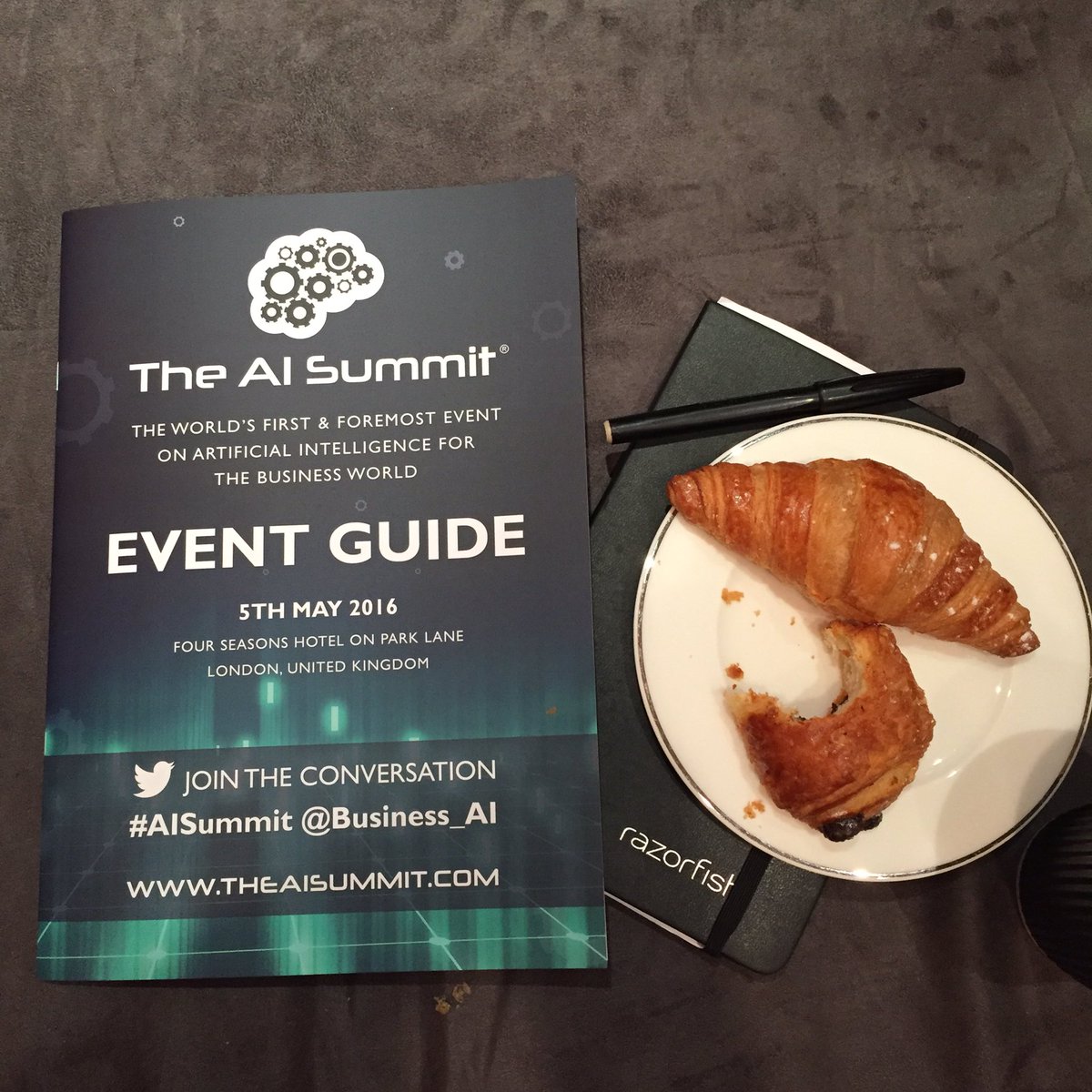 Getting my uber geek on at #AISummit #Razorfish