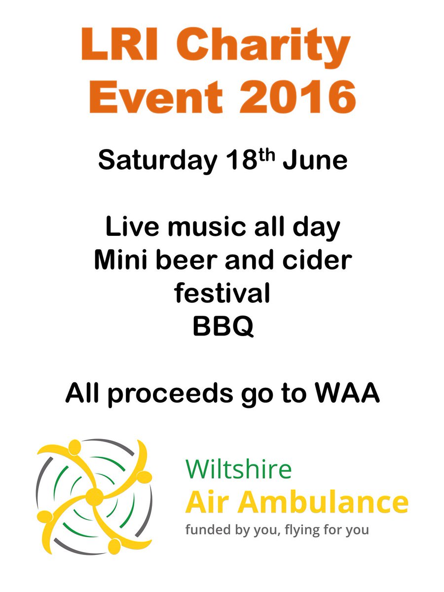 London Road Inn Chartiy Saturday 18th June  All proceeds go to Wiltshire Air Ambulance a very worthy cause