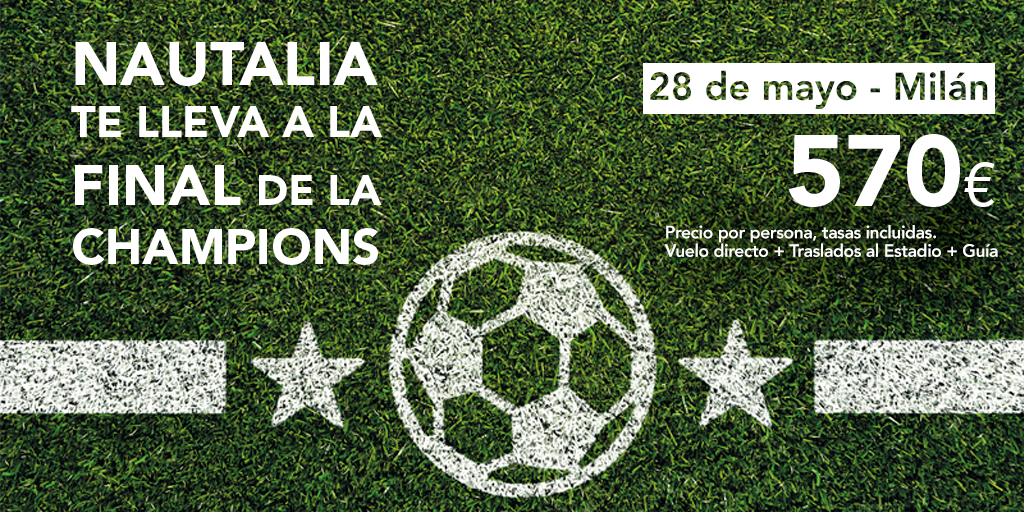 nautaliaviajes's tweet photo. ¿Quieres ver a tu equipo ganar la #Champions? ¡No les falles! Reserva ya en https://t.co/yCXDT07yde https://t.co/PErFuI4tjA